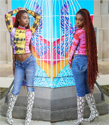 Color Ride Mesh Top