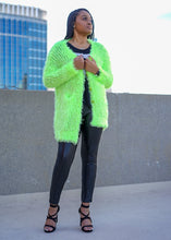 Load image into Gallery viewer, Neon Shaggy Cardigan