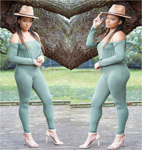 Olive Green Jumpsuit