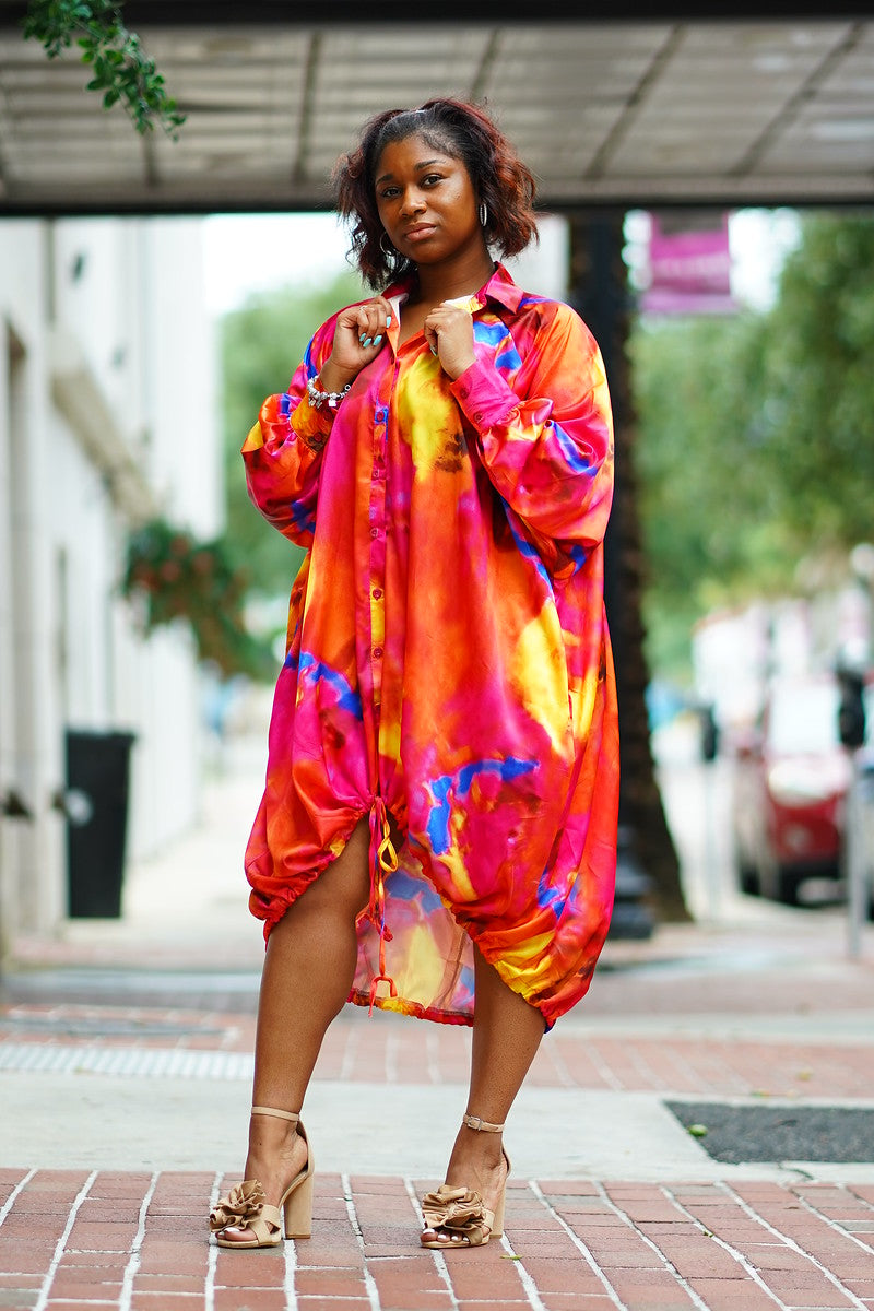 The Rainbow Tie Dye All That Dress