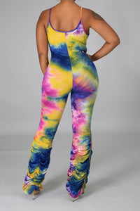 Rainbow Tie Dye Jumpsuit
