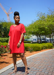Red Rose Two Piece Set