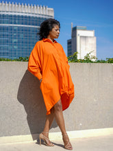 Load image into Gallery viewer, THE BE ALL TANGERINE DRESS OR TOP (ONE SIZE)